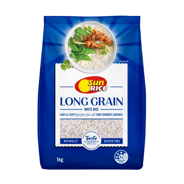 Sunrice Long Grain Premium White Rice | 1kg