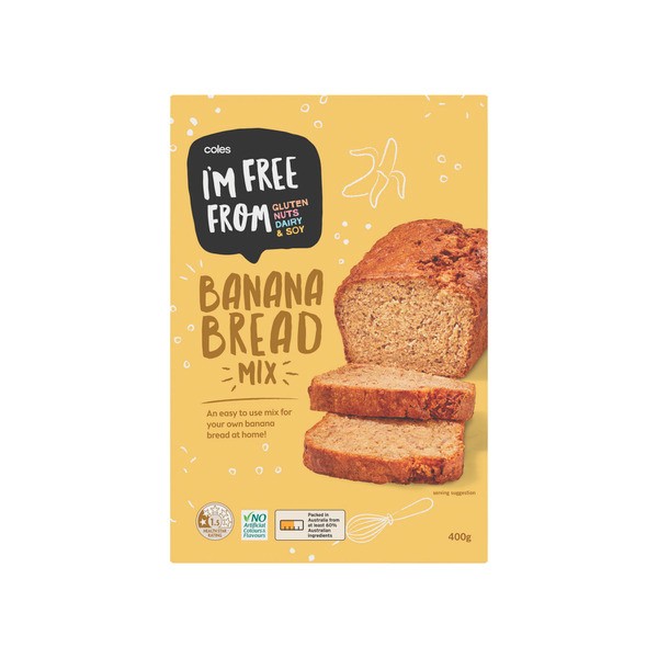Coles I'M Free From Banana Bread Mix | 400g