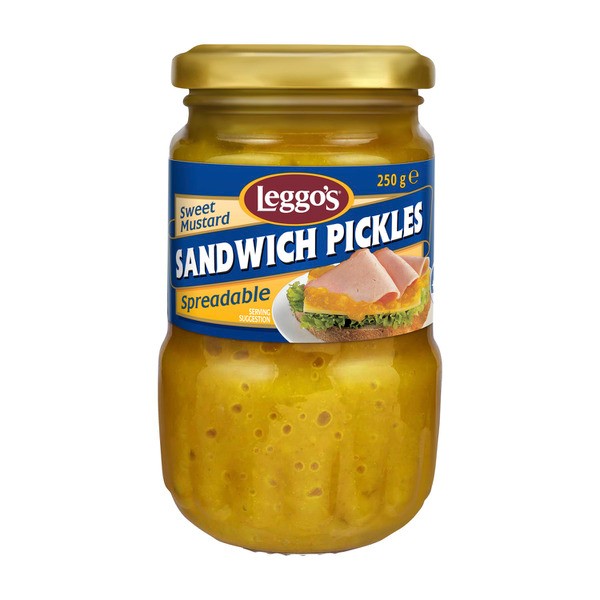 Leggo's Spreadable Sweet Mustard Sandwich Pickles | 250g