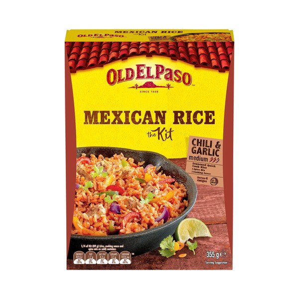 Old El Paso Chilli & Garlic Rice Dinner Kit | 355g