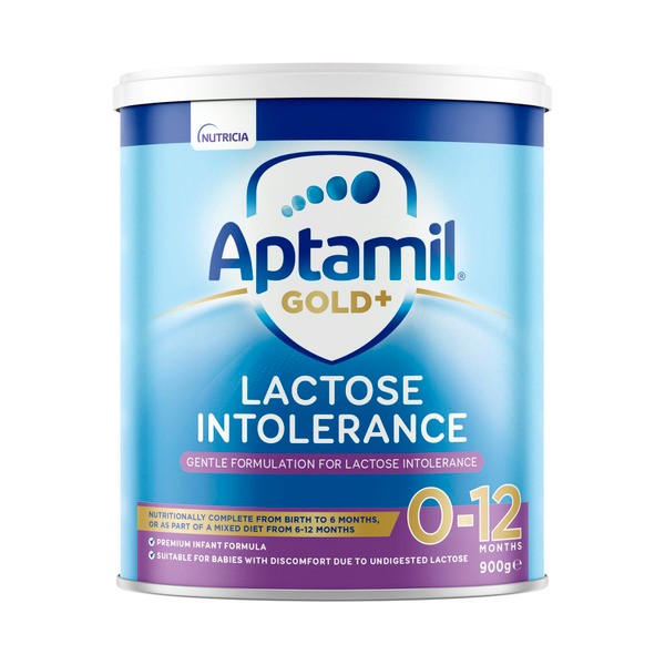 Aptamil Gold+ Lactose Intolerance Baby Infant Formula From Birth to 12 Months  | 900g