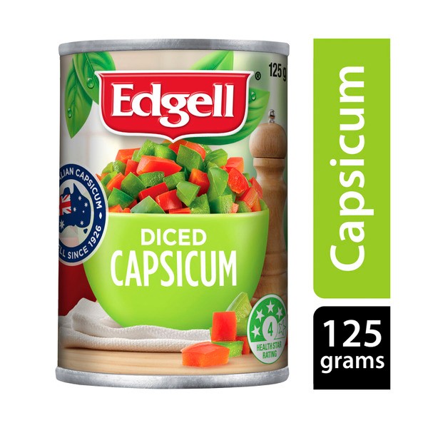 Edgell Australian Grown Diced Capsicum | 125g