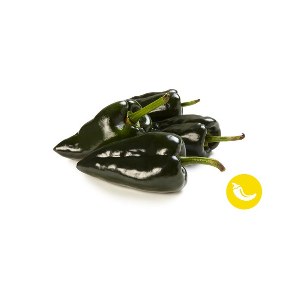 Coles Poblano Green Chillies loose | approx. 50g each