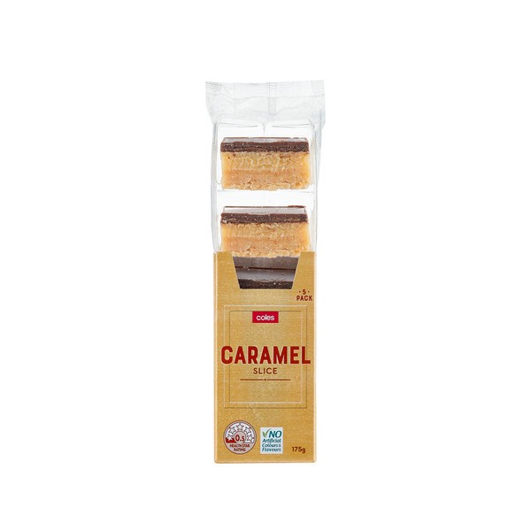 Coles Caramel Slice | 175g