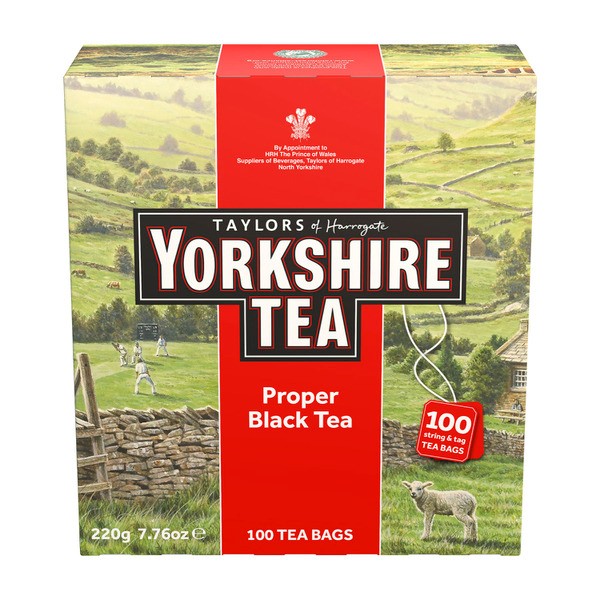 Taylors of Harrogate Yorkshire Black Tea Bags 100 pack | 220g