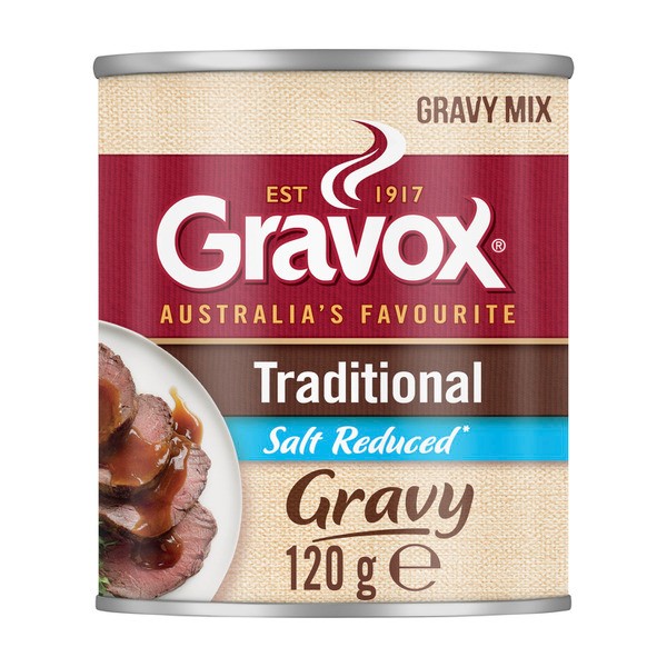 Gravox Traditional Salt Reduced Gravy Mix Tin | 120g