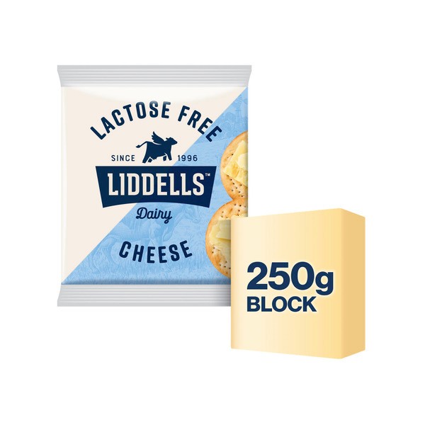 Liddells Lactose Free Cheese Block | 250g