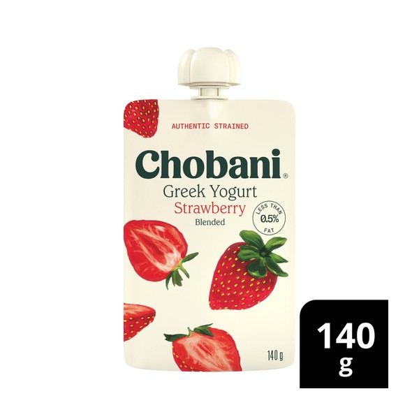 Chobani Greek Yogurt Pouch Strawberry | 140g