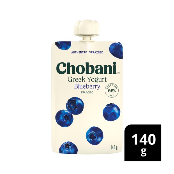 Chobani Greek Yogurt Pouch Blueberry | 140g