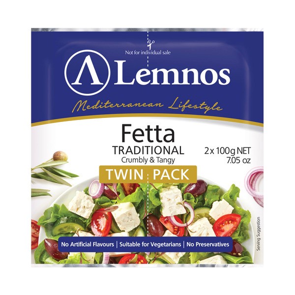 Lemnos Traditional Fetta Twin Pack | 200g