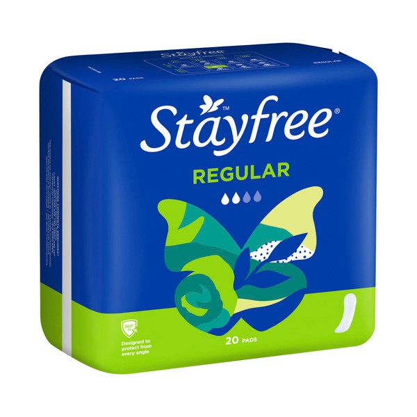 Stayfree No Wings Regular Pads | 20 pack