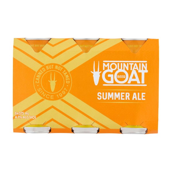 Mountain Goat Summer Ale Can 375mL | 6 Pack