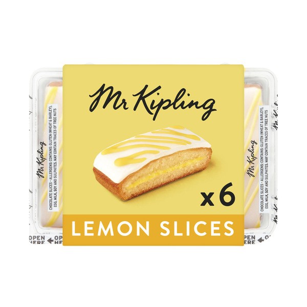Mr Kipling Lemon Slices 6 Pack | 165g