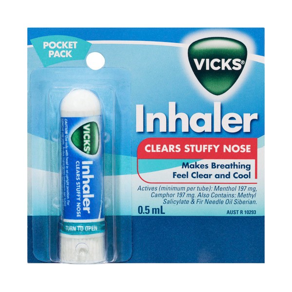 Vicks Nasal Spray Decongestant Inhaler | 0.5mL