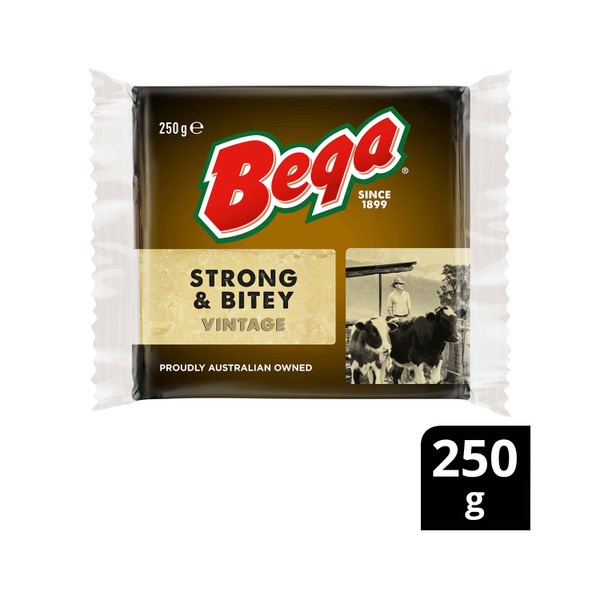 Bega Strong & Bitey Vintage Cheese Block | 250g