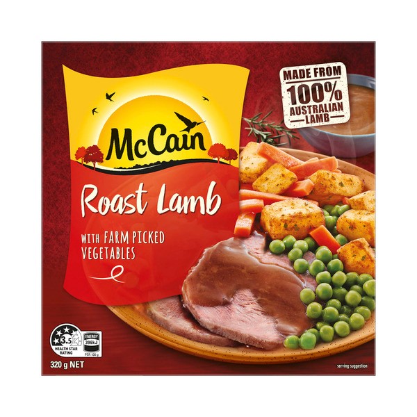 McCain Red Box Plated Roast Lamb  | 320g