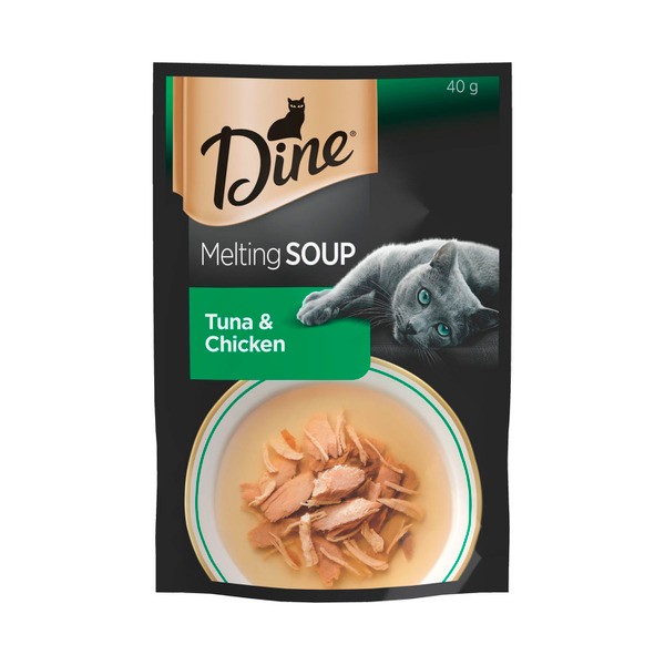 Dine Melting Soup Tuna & Chicken Wet Cat Food Pouch | 40g