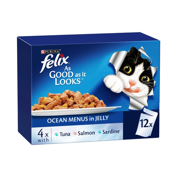 Purina Felix As Good As It Looks Ocean Menu Cat Food | 12 pack