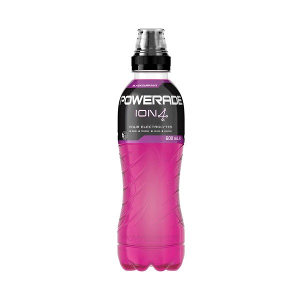 Powerade ION4 Blackcurrent Sports Drink Sipper Cap | 600mL