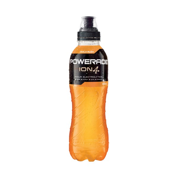 Powerade ION4 Gold Rush Sports Drink Sipper Cap | 600mL