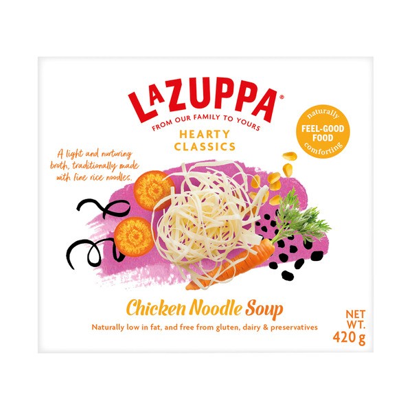 La Zuppa Microwaveable Soup Bowl Chicken Noodle Soup | 420g
