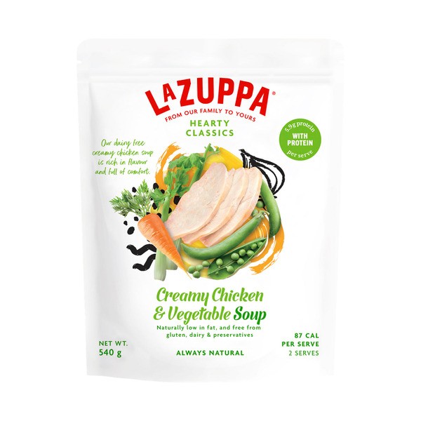 La Zuppa Pouch Creamy Chicken & Vegetable Soup | 540g