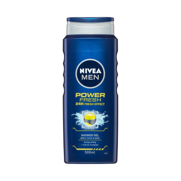 Nivea Men Power Fresh Shower Gel & Body Wash | 500mL