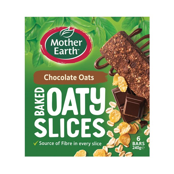 Mother Earth Baked Oaty Slices Chocolate Oats | 240g