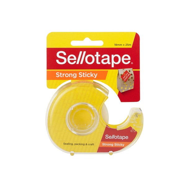 Sellotape Sticky tape 18mmx25m | 1 each