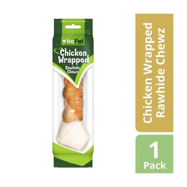 Vitapet Chicken Wrapped Rawhide Dog Chews | 1 pack