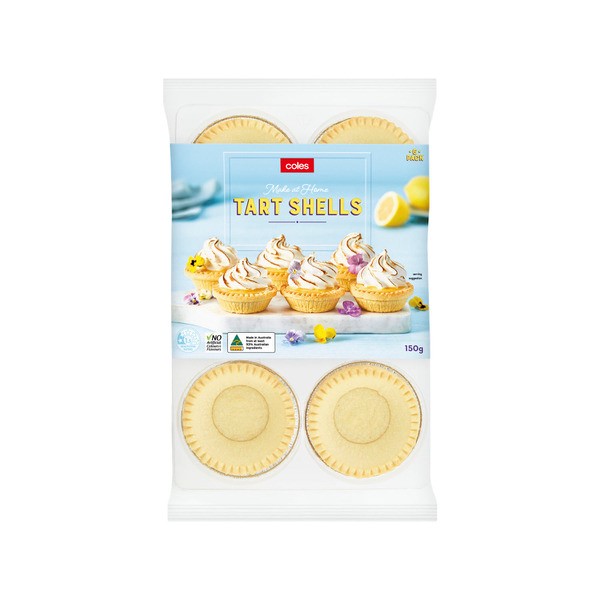 Coles Tart Shells | 6 pack
