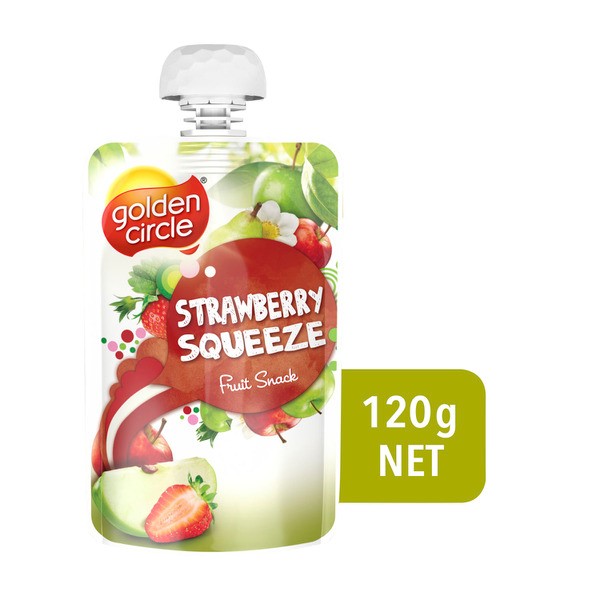 Golden Circle Strawberry Squeeze Squeezy Pouch | 120g