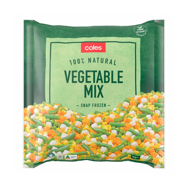 Coles Snap Frozen Vegetable Mix | 1kg