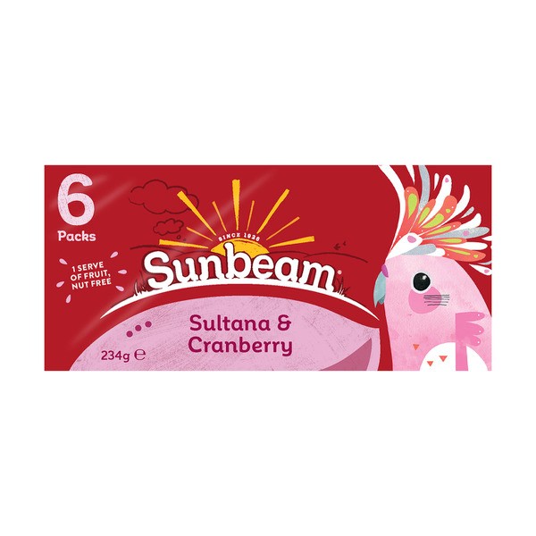 Sunbeam Sultana And Cranberry | 6 pack