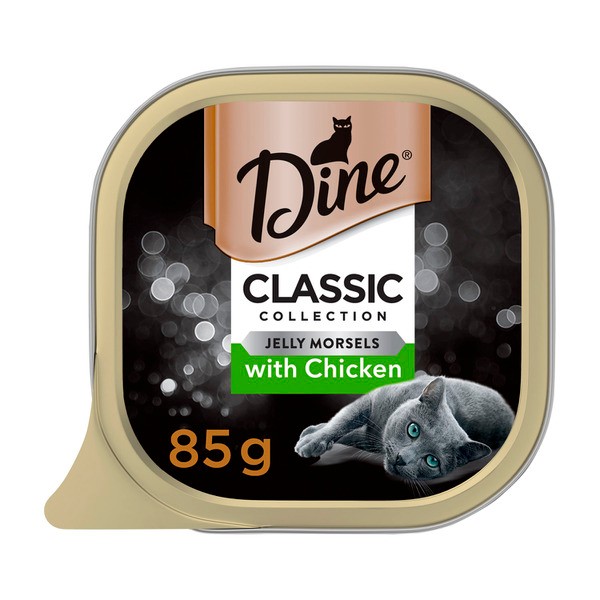Dine Wet Cat Food Chicken Morsels In Jelly Tray | 85g