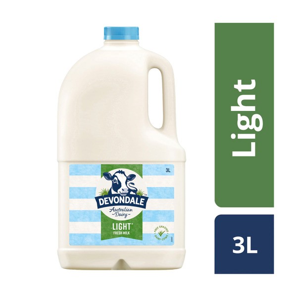 Devondale Light Milk | 3L