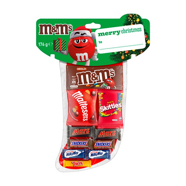 M&M's Milk Chocolate Christmas Gift Stocking | 176g