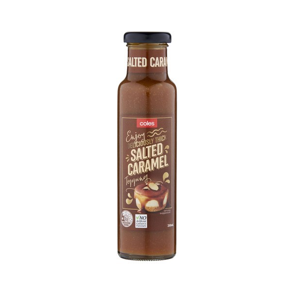 Coles Salted Caramel Topping | 250mL