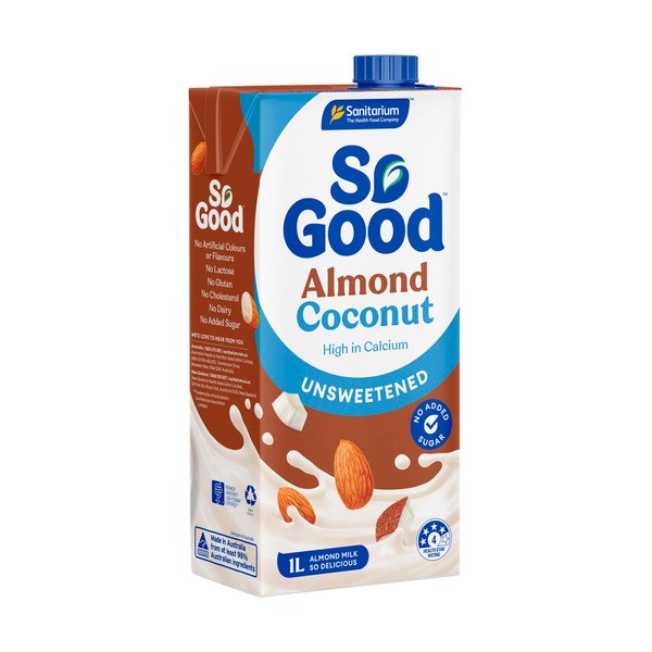 Sanitarium So Good Long Life Unsweetened Almond & Coconut Milk | 1L