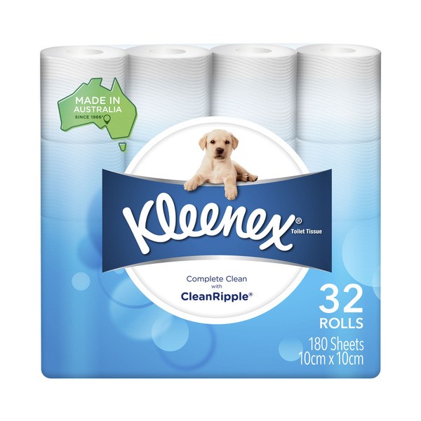 Kleenex Complete Clean Toilet Paper | 32 pack