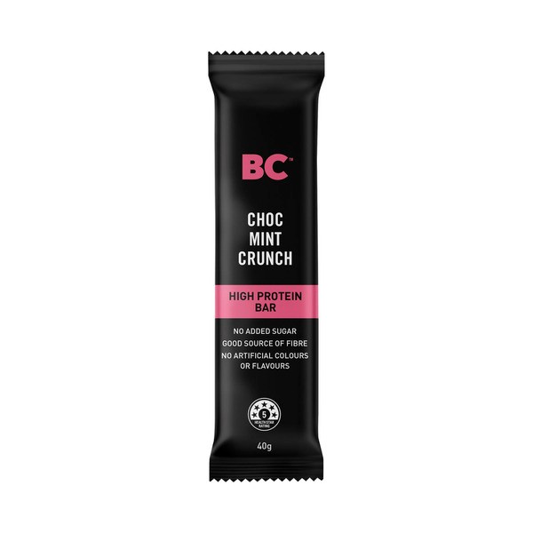 BC Snacks Choc Mint Crunch High Protein Bar | 40g