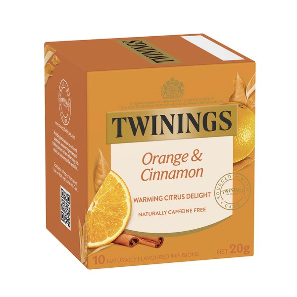 Twinings Infused Orange & Cinnamon Tea Bags | 10 pack