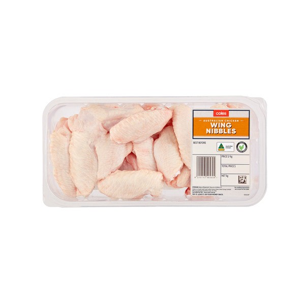 Coles RSPCA Approved Chicken Wing Nibbles | approx. 1.1kg