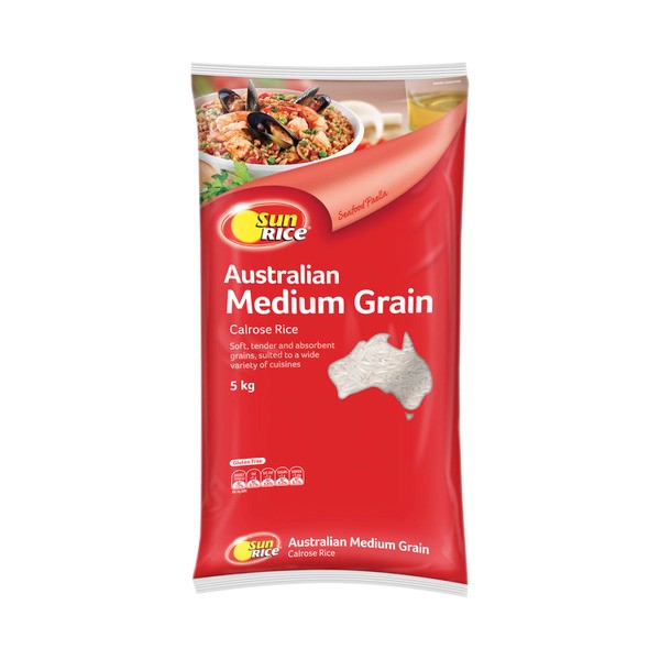 Sunrice Medium Grain White Rice | 5kg