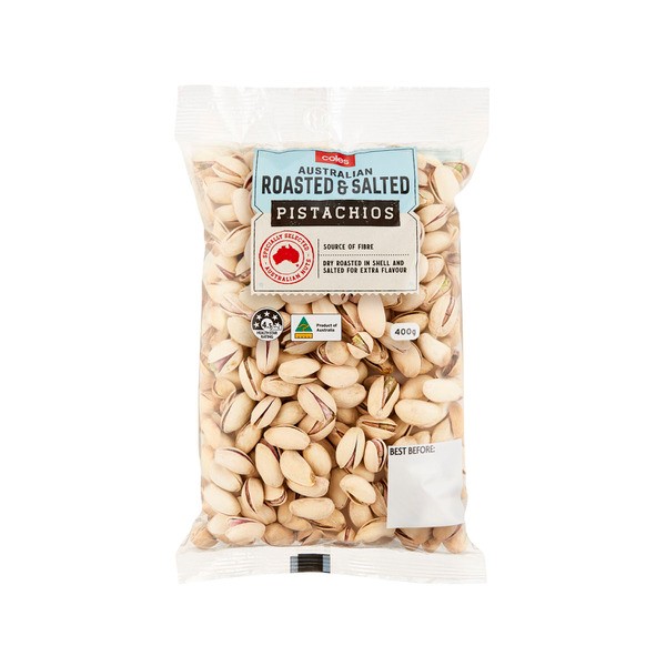 Coles Roasted & Salted Pistachios | 400g