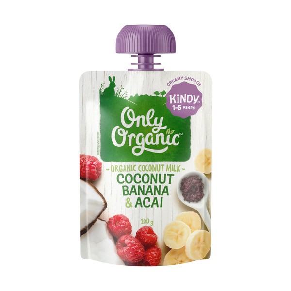 Only Organic Coconut Banana & Acai Smoothie | 100g