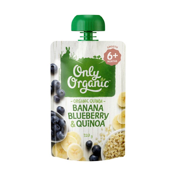 Only Organic Banana Blueberry & Quinoa | 120g