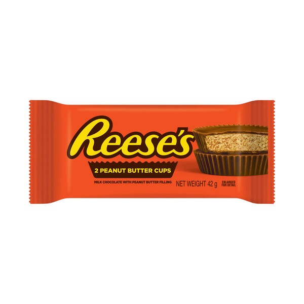 Reese's Peanut Butter Cups Milk Chocolate 2 pack | 42g