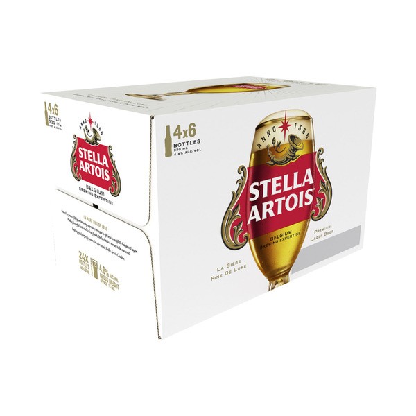 Stella Artois Bottle 330mL | 24 Pack