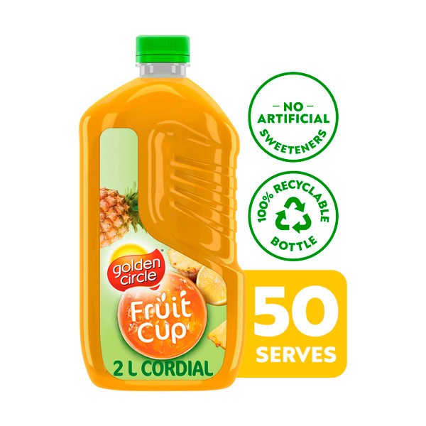 Golden Circle Cordial Fruit Cup Cordial | 2L